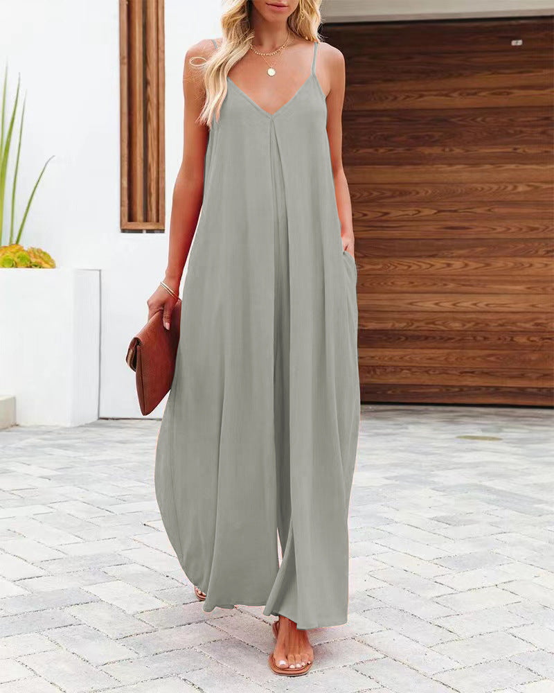 Damen luftiges Maxikleid