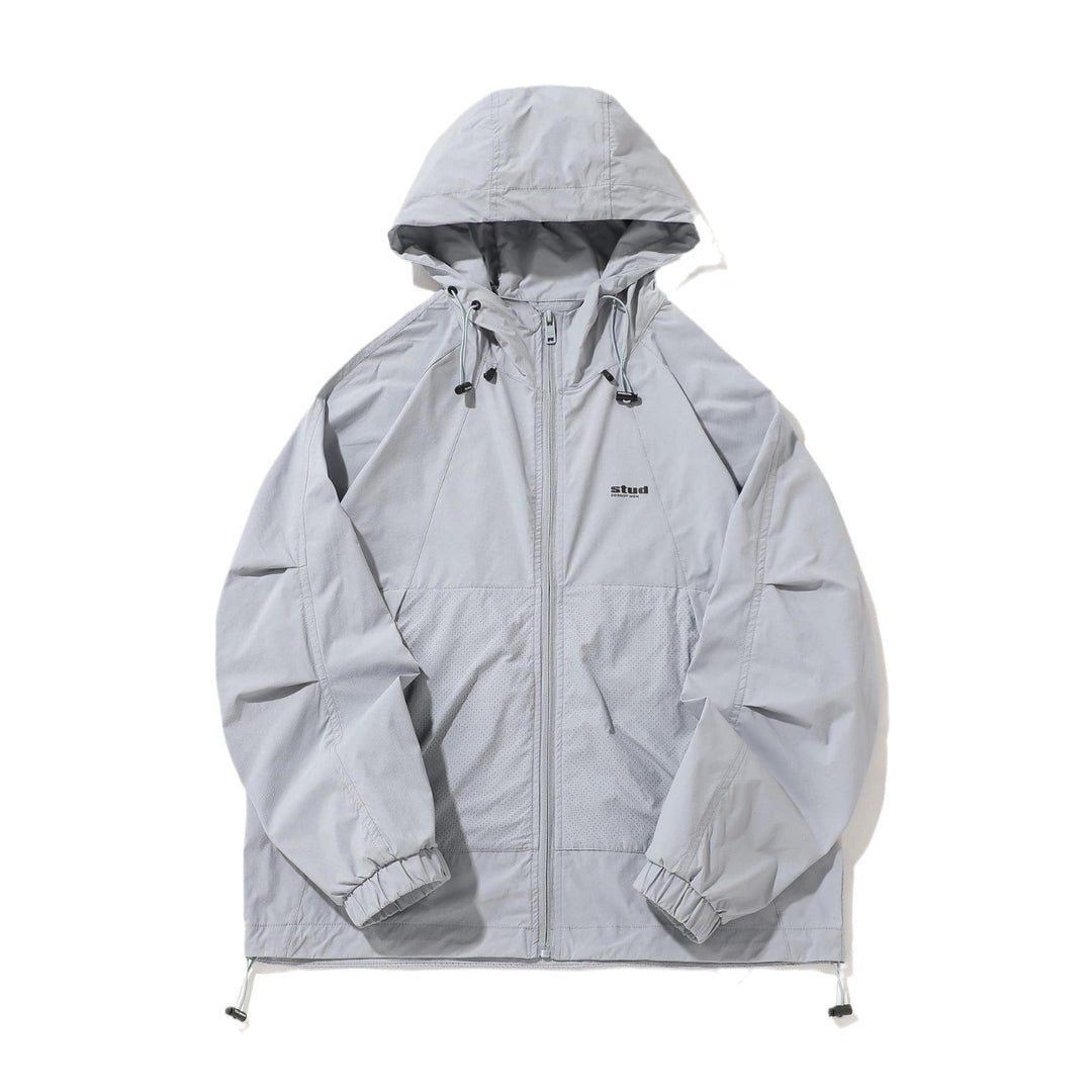 Herren Funktionsjacke mit belüftetem Design und verstellbarem Kragen W&W Mode