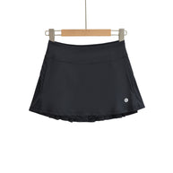 Damen Sportlicher Faltenrock mit integrierten Shorts WW
