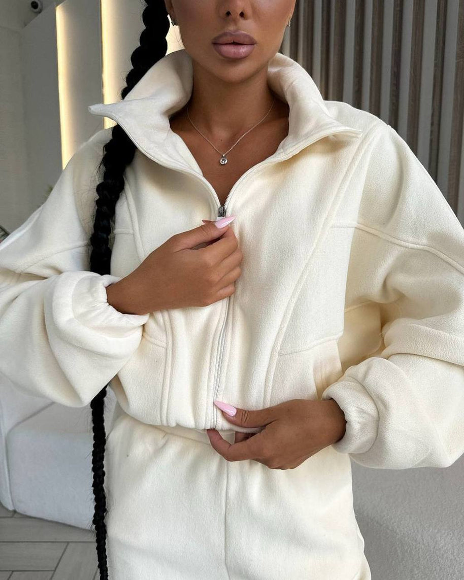 Damen bequemer und modischer Jumpsuit mit tiefem V-Ausschnitt WW