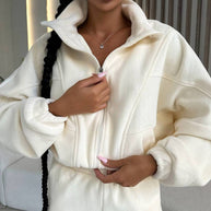 Damen bequemer und modischer Jumpsuit mit tiefem V-Ausschnitt WW