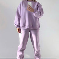 Damen bequemer und trendiger Sweatanzug WW