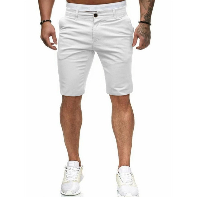 Herren Chino Stil Freizeit Shorts WW