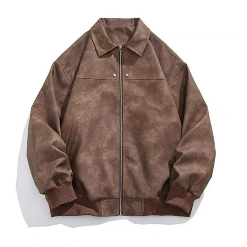 Damen Kunstlederjacke mit stilvollem Schnitt und praktischen Taschen WW