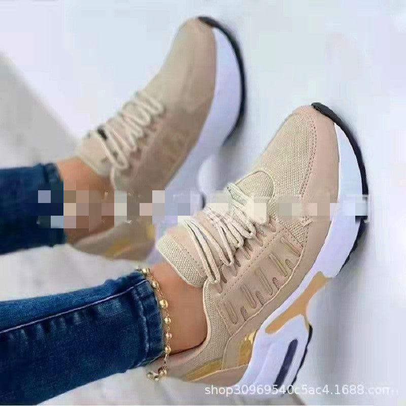 Damen Atmungsaktive Sneakers mit trendigem Design und stoßdämpfender Sohle WW
