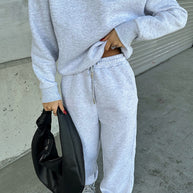 Damen bequeme und stylische Sport-Hoodie-Kombination WW