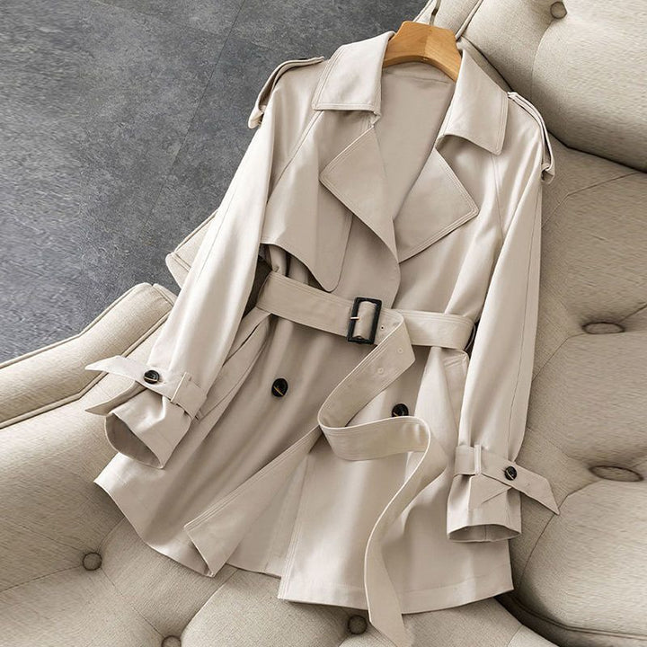 W&W Mode | Trenchcoat Mit Revers Und Gürtel Für Damen