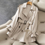 WW | Trenchcoat Mit Revers Und Gürtel Für Damen