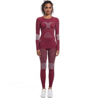 Damen Athletisches Kompressions-Set mit atmungsaktivem Elastic-Werkstoff WW