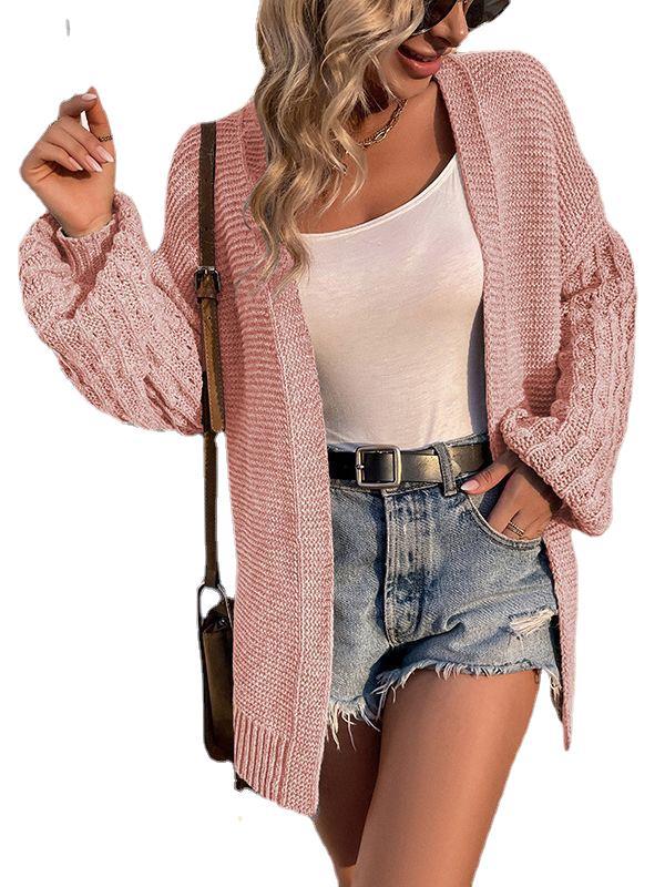 Damen Strickjacke mit oversized Schnitt und strukturiertem Design WW