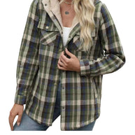 Damen Flanelljacke mit Fleecefutter WW