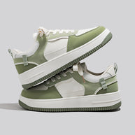 Damen Sneaker im minimalistischen Design mit atmungsaktiver Mesh-Oberfläche und gepolsterter Sohle WW