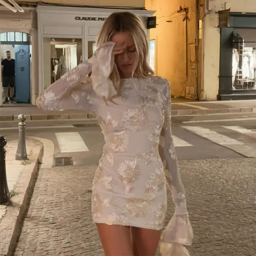 Damen Elegantes und florales Chiffonoberteil mit langen Ärmeln W&W