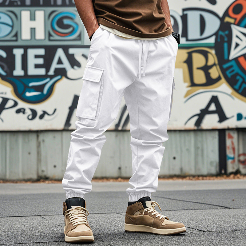 Herren Cargo-Hose mit elastischem Bund und mehreren praktischen Taschen WW