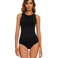 Damen Bequemer Einteiler Badeanzug mit sportlichem Schnitt und elegantem Design WW