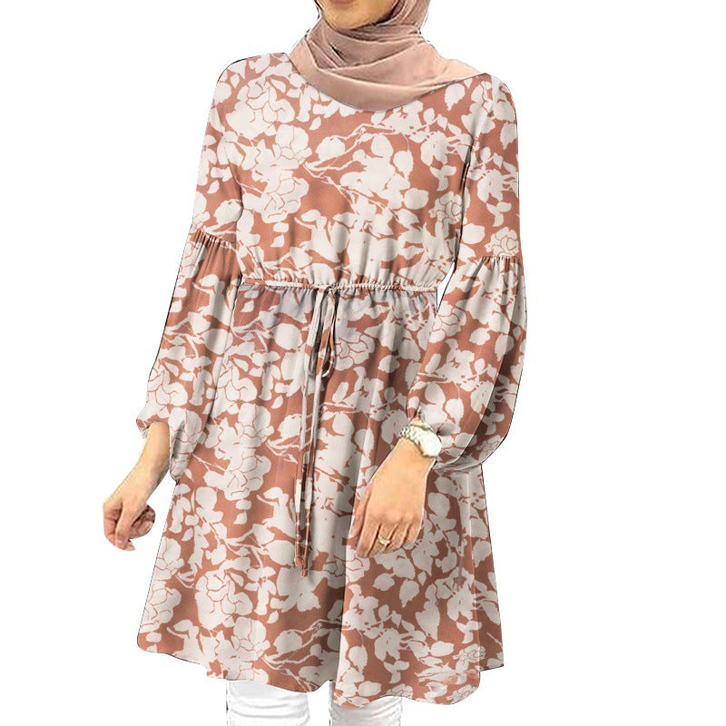 Damen Blumenkleid im eleganten Schnitt WW