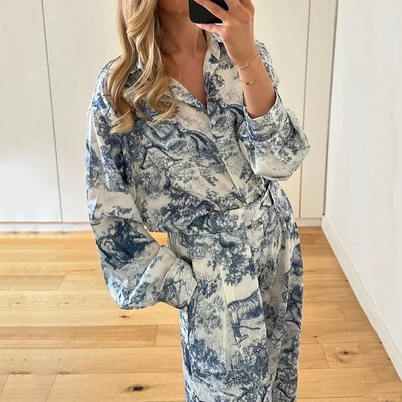 Damen Jumpsuit mit floralen Mustern und eleganter Passform W&W Mode