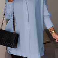 WW | Einfacher Pullover Langarmshirt