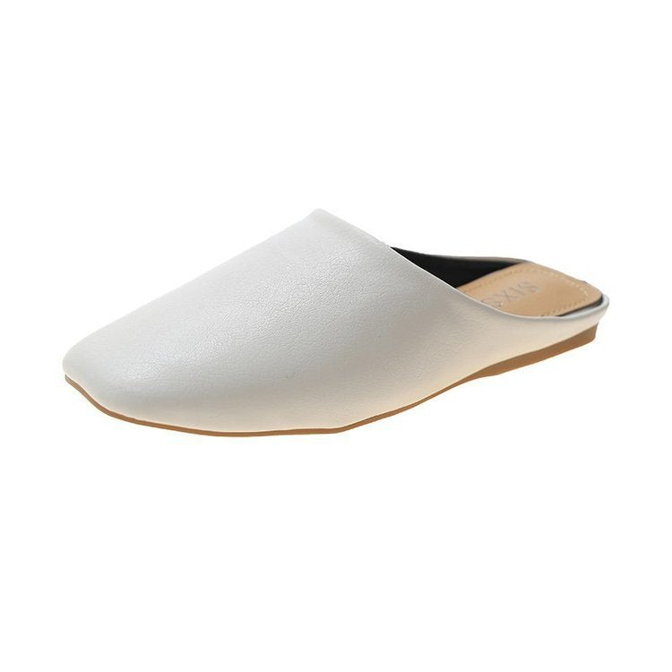 Damen Offene Mules aus hochwertigem Leder W&W