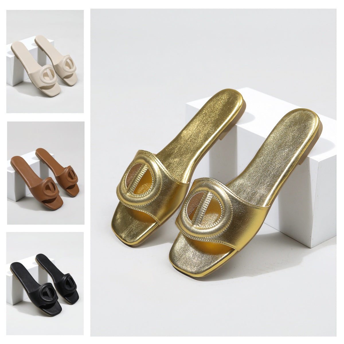 Damen Schlappen im minimalistischen Design WW