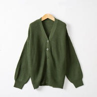 Damen Strickjacke mit strukturiertem Muster und praktischen Knopfdetails WW