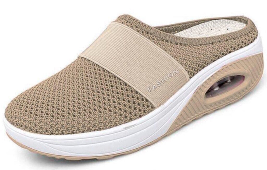 Damen Komfortable Gesundheitssandalen mit atmungsaktivem Obermaterial und dämpfender Sohle WW