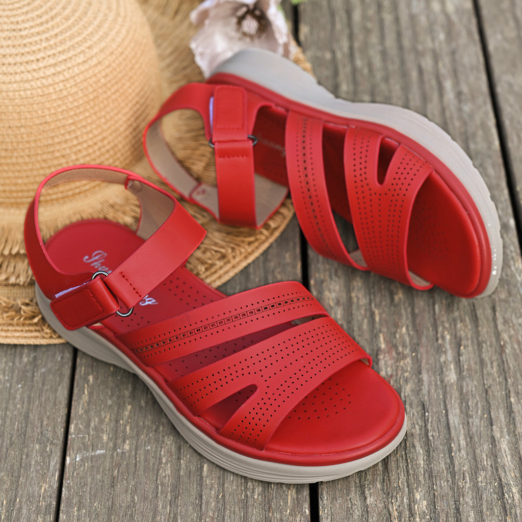 Damen Sandalen mit verstellbarem Riemen und optimaler Dämpfung WW