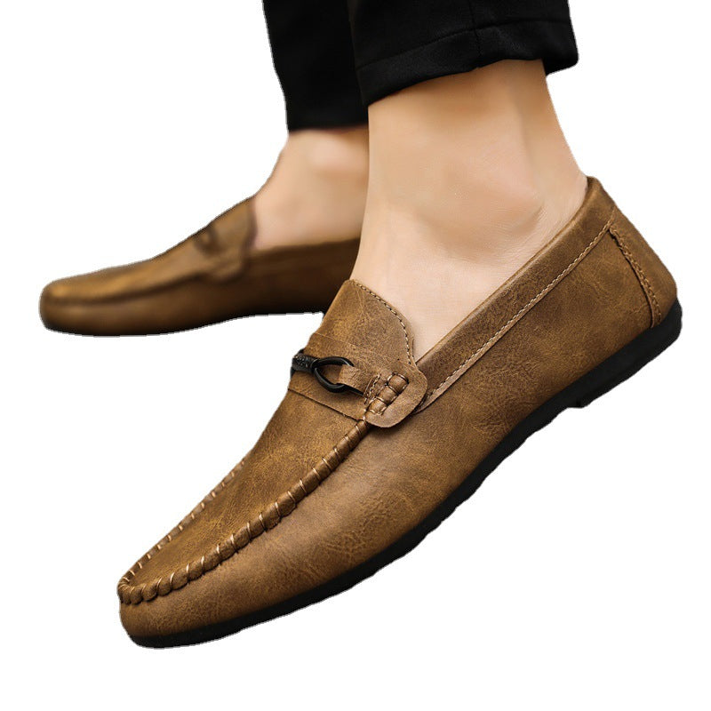 Herren Mokassins mit präziser Nahtverarbeitung und bequemer Einlegesohle WW