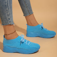 Damen Atmungsaktive Sport-Sneaker mit flexiblem Obermaterial und rutschfester Sohle WW