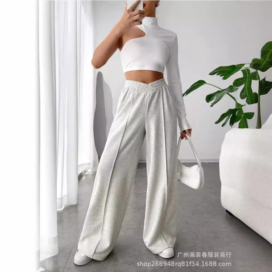 Damen Weite Freizeithose WW