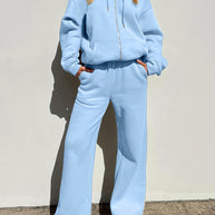 Damen Sportlicher Hoodie und Hose Set WW