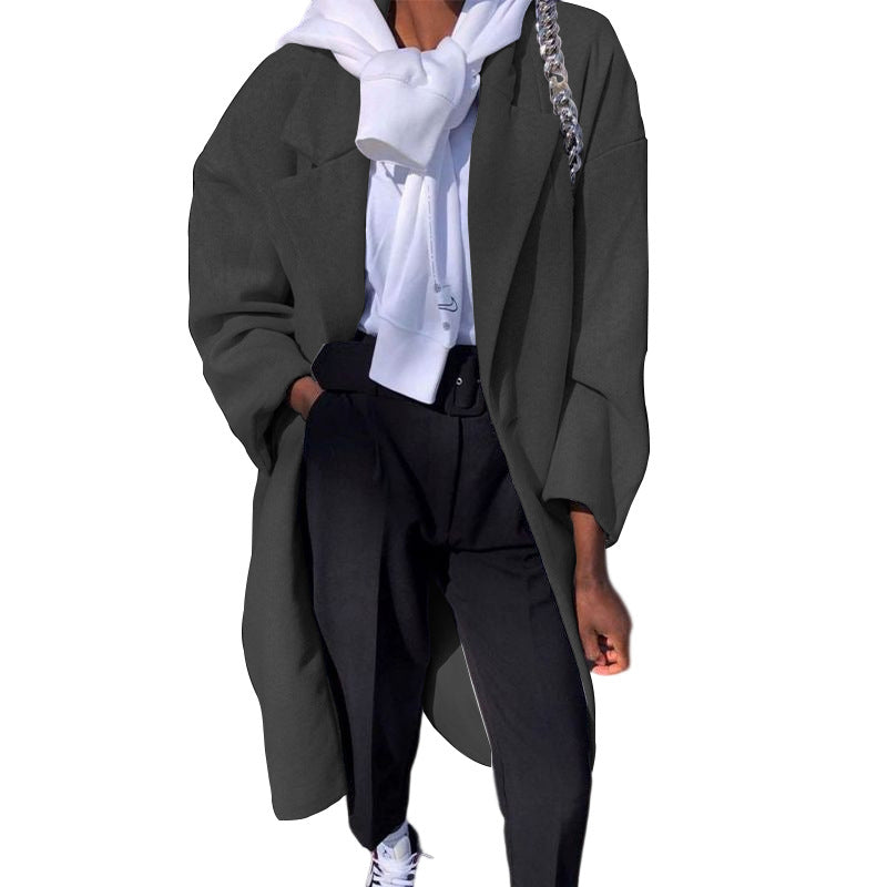 Damen Oversized Mantel im eleganten Design WW