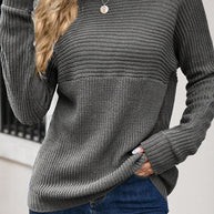 Damen Strickpullover mit lässigem Schnitt und feiner Struktur WW