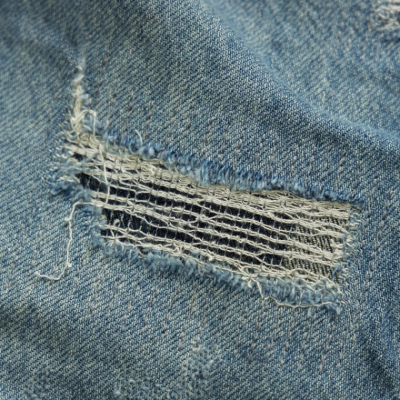 Herren lässige Jeans mit modischem Destroyed-Look WW