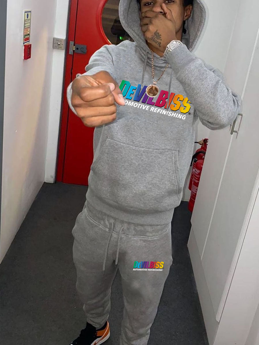 Damen Sportliches Hoodie und Jogginghose Set aus weichem Fleece WW