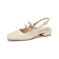 Damen Slingback Pumps mit doppeltem Riemchen und elegantem Design WW