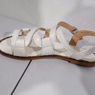 Damen Sandalen mit geflochtenem Riemendesign und bequemem Fußbett WW