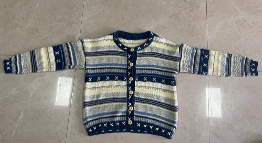 Damen Strickjacke mit einzigartigem Muster WW