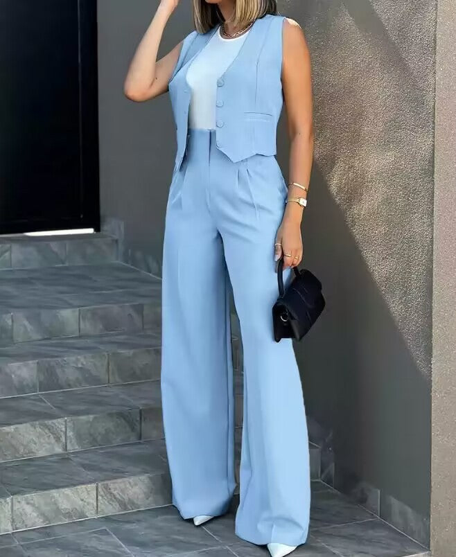 Damen Elegantes und modernes Zweiteiler Ensemble WW