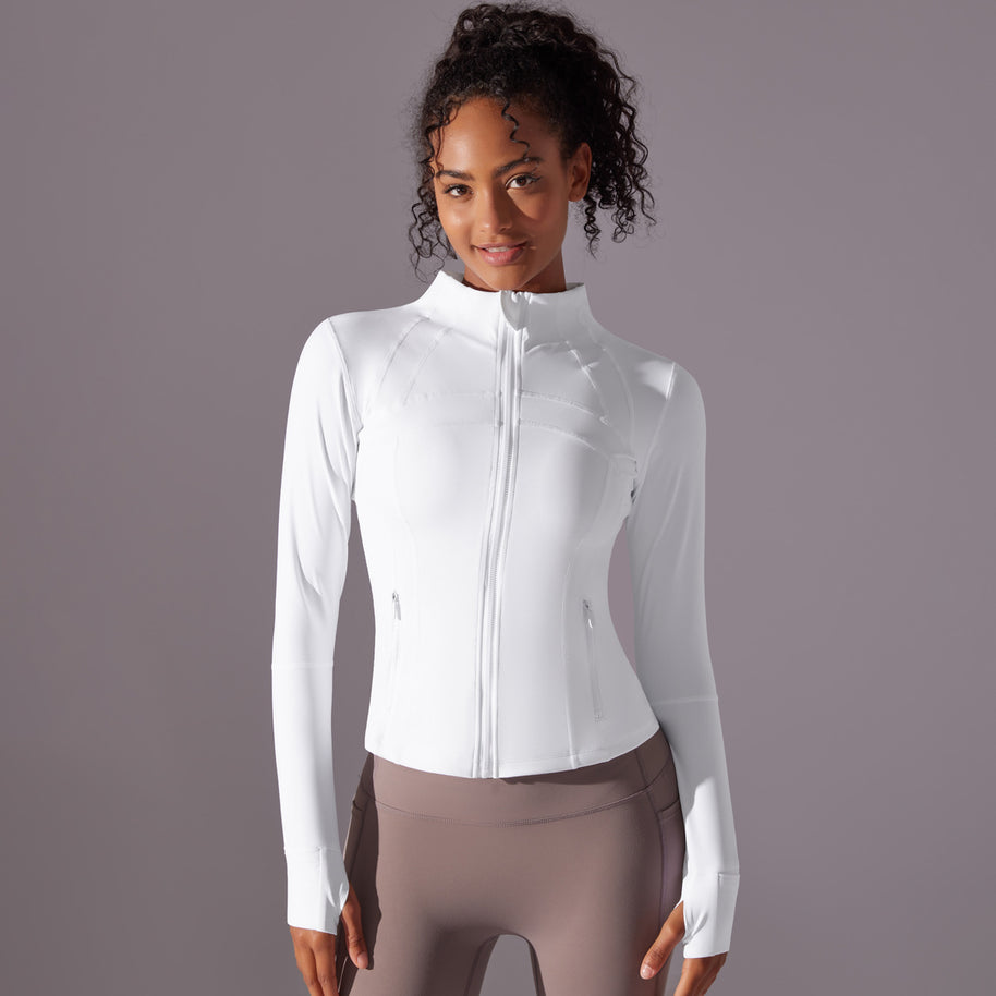 Damen Sportjacke mit figurschmeichelndem Schnitt und praktischem Reißverschluss WW