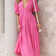 WW | Taillierter Midikleid