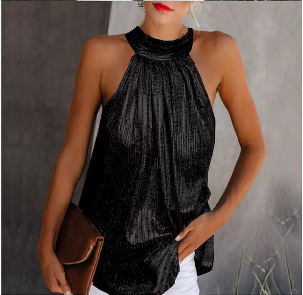 Damen Abend-Top mit raffiniertem Schnitt WW