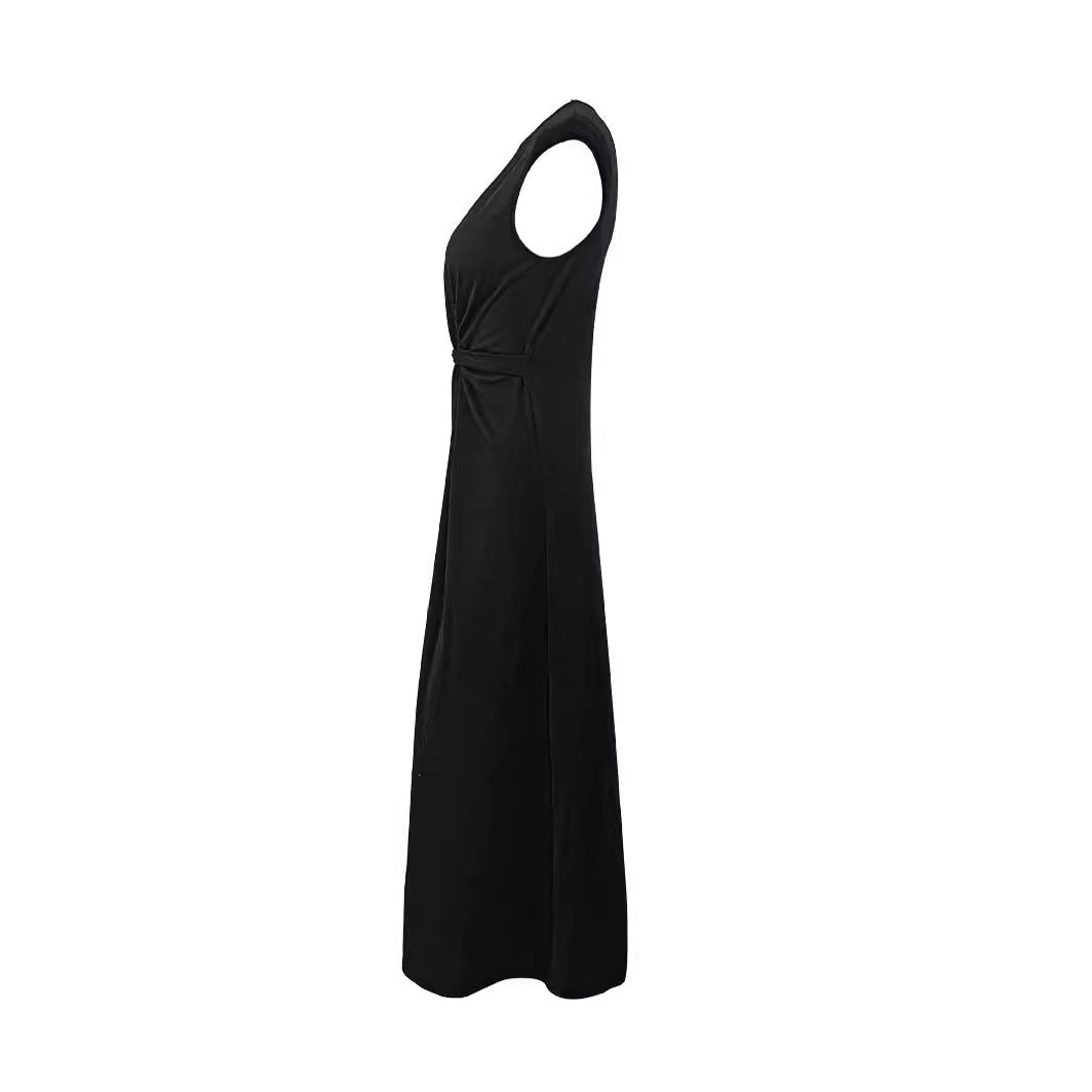 Damen Elegantes Abendkleid mit schickem Faltenwurf und figurbetontem Schnitt W&W Mode