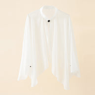Damen Luftiger Chiffon-Kimono mit weit ausgestellten Ärmeln WW