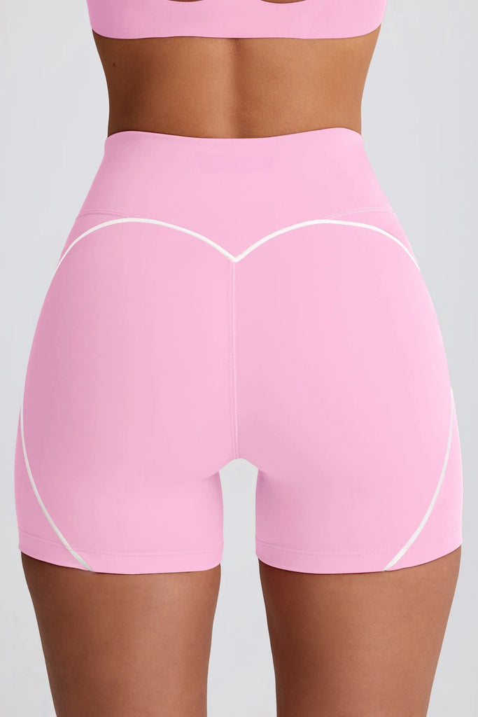 Damen Sport Shorts mit hohem Bund und innovativem Design WW