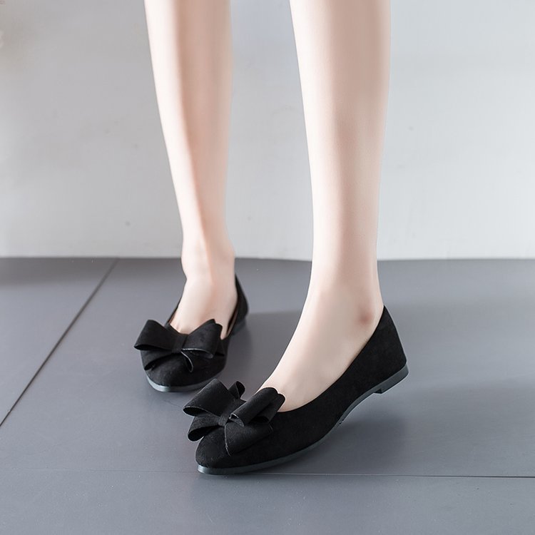 Damen Ballerinas mit dekorativer Schleifenapplikation und rutschfester Sohle W&W Mode