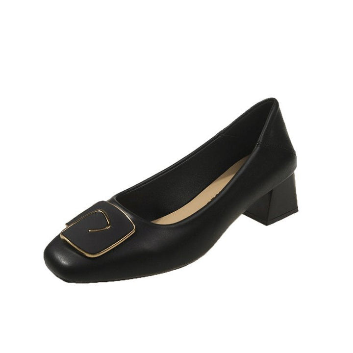 Damen Bequeme Pumps mit stilvollem Schnallen-Detail W&W Mode