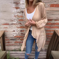 Damen luftiger Open-Front Kimono WW
