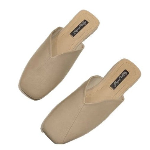 Damen Elegante und moderne Mules mit ausgefallenem Überkreuz-Design W&W Mode