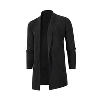 Damen Strickjacke mit offener Front und tiefem Kragen WW